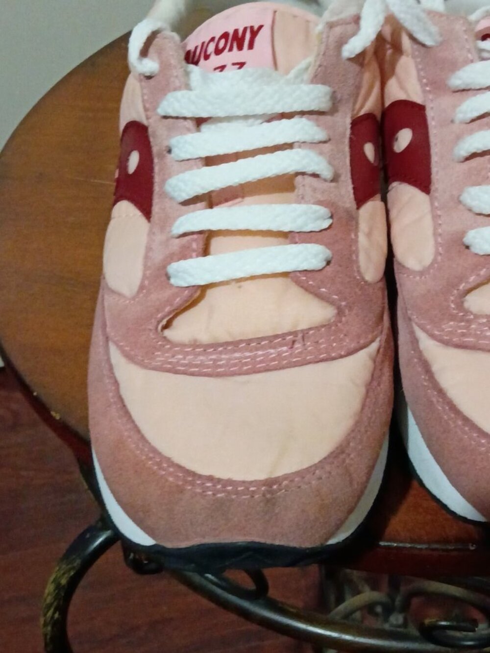 Saucony Jazz 81 Womens Size 7.5 Pink White Running Shoes Sneakers 1044-91 - Picture 7 of 13